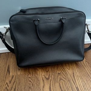 Like New never worn COACH leather briefcase.